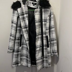 White and black women jacket size S